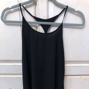 Black Flowy Going out top
